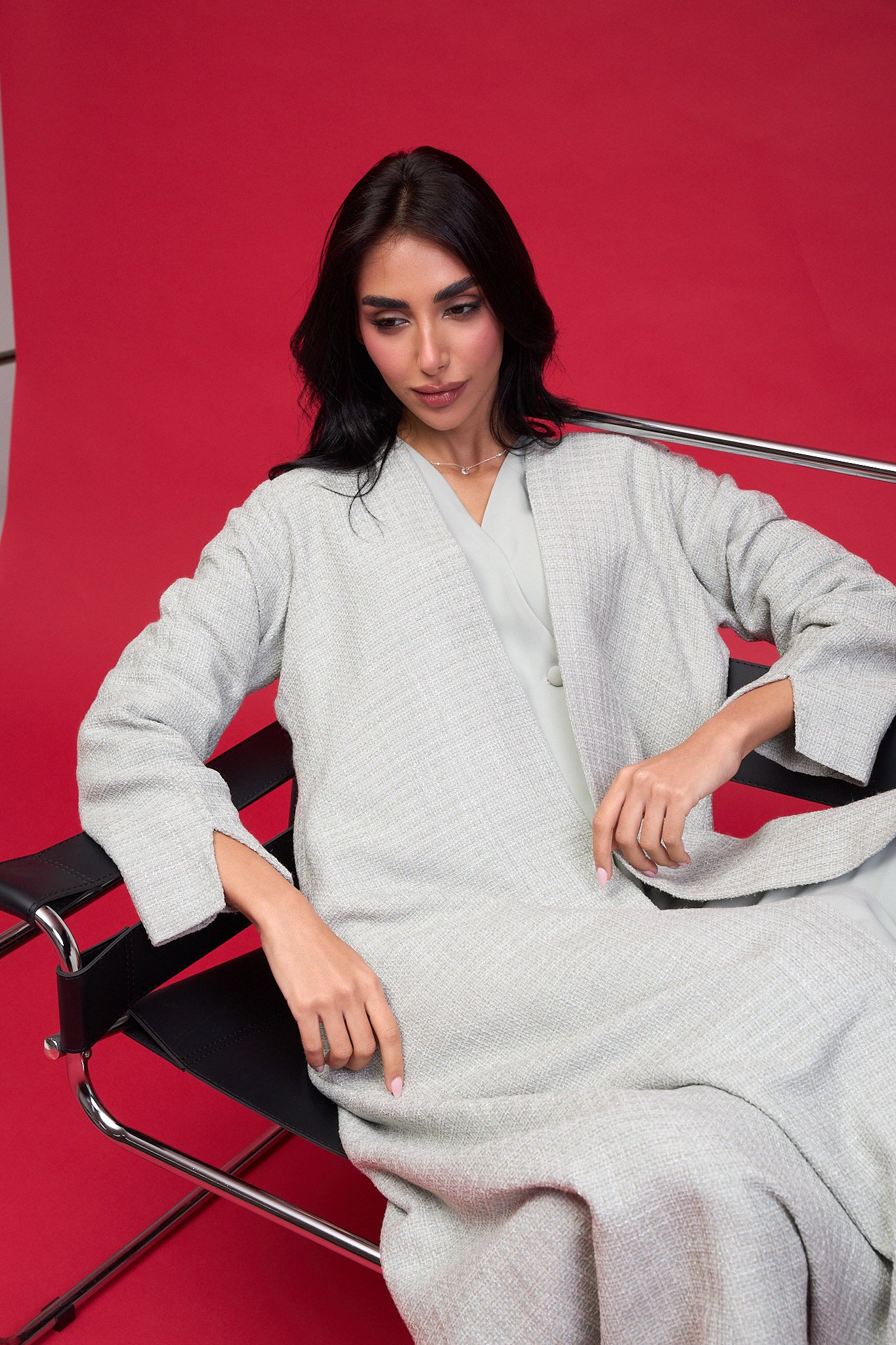 THE SAGE GREEN TWEED