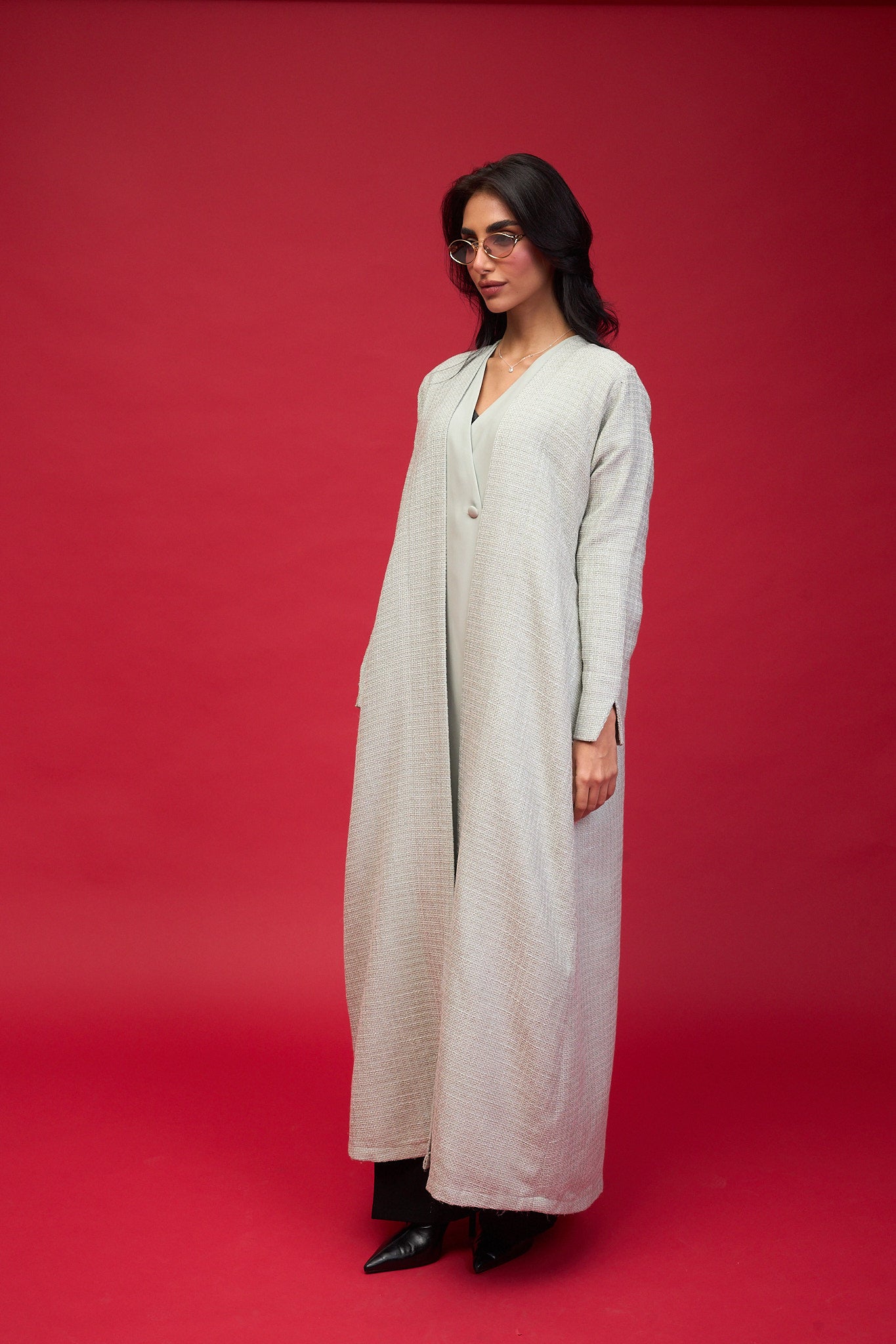 THE SAGE GREEN TWEED